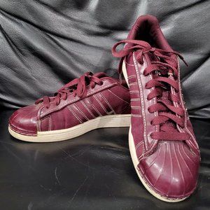 ADIDAS - Men's Maroon Sneaker (Size 10 1/2)